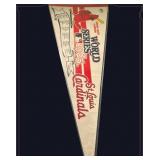 Vtg 1985 World Series Champ St Louis Cards Pennant