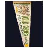 Vtg 1989 World Champs Oakland A's Pennant