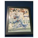 Autographed Drew Pearson Framed 8x10