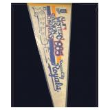 Vtg 1985 KC Royals World Series Pennant