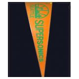 Vintage Seattle Supersonics Pennant