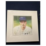 Framed Joe Dimaggio JMG Images Art Print