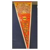 Vtg 1994-95 Houston Rockers World Champs Pennant