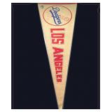Vtg LA Dodgers Pennant
