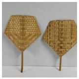 Handmade in Thailand Woven Bamboo Fans