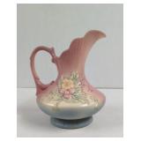 Vintage Hull Pottery Floral Pitcher Vase