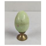 Agate Green Stone Egg Stand not Included