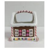 Vintage Telaflora Gift Gingerbread House Ceramic