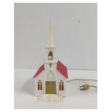 Vintage Glolite Illuminated Plastic Church Works