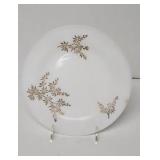 Vintage Federal white milk glass golden glory