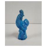 Vintage Chinese Rooster Vibrant Turquoise glaze