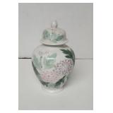 Vintage hand painted ginger jar