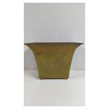 Green House imports Brass  Etched Planter