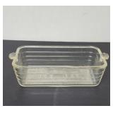 Vintage Glasbake clear glass rectangular pan