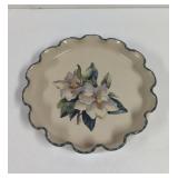 Magnolia stoneware Scalloped Pie Plate/ Platter