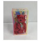 Vintage rare TY Beanie baby Osito in case with