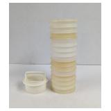 Vintage Tupperware Hamburger Patty Keepers And
