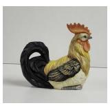 Vintage Rooster figurine porcelain top comb has