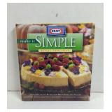 1999Kraft Make It Simple Hardback Recipe Book