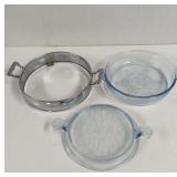 Vintage Fire King Philbe Sapphire Casserole Dish