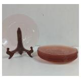 Vintage Arcoroc France Rosaline Rosa Pink