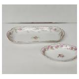Vintage Floral Elite works serving dishes.