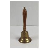 Vintage Brass Wood Handle Bell