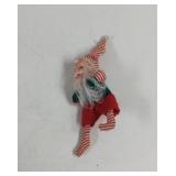 Vintage rubber Santa Claus ornament