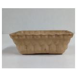 Vintage Geometric Beige Planter