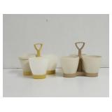 Vintage Tupperware Condiment servers