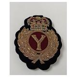 Bullion Monogram Handstitched patch