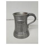 Vintage 1776 heavy duty wilton pewter mug