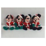 Vintage Disney store Santa Minnies & Mickey Mouse