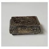 Silver tone Trinket box