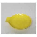Yellow sunflower shape spoon holder