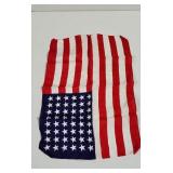 United States Flag with 48 stars small silk flg