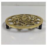 Vintage Baldwin Design Brass Trivet