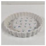 Floral Tart/Quiche Dish