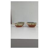 Clay Glazed Soup Bowls