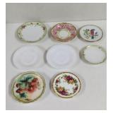 Vintage Saucers Plates 8 Total