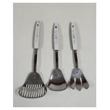 1980's Stainless steel serving utensils