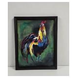 Rooster oil painting