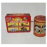 Vintage Barnums animal crackers tins