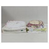 Vintage Embroidery Dollies and Table Runners