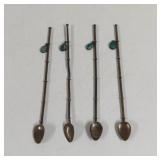 Vintage Chinese Stir Spoons With Stones