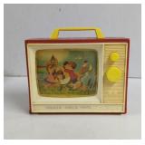 Vintage Fisher Price Toys Music Box TV Works