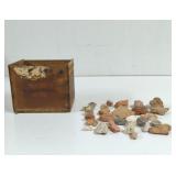 Vintage Londres Grande Wood Box And Shell and