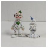 Vintage Clown Figurines Porcelain