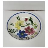Handpainted floral serving bowl
