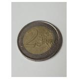 2 EURO coins Spanish featuring King Juan Carlos